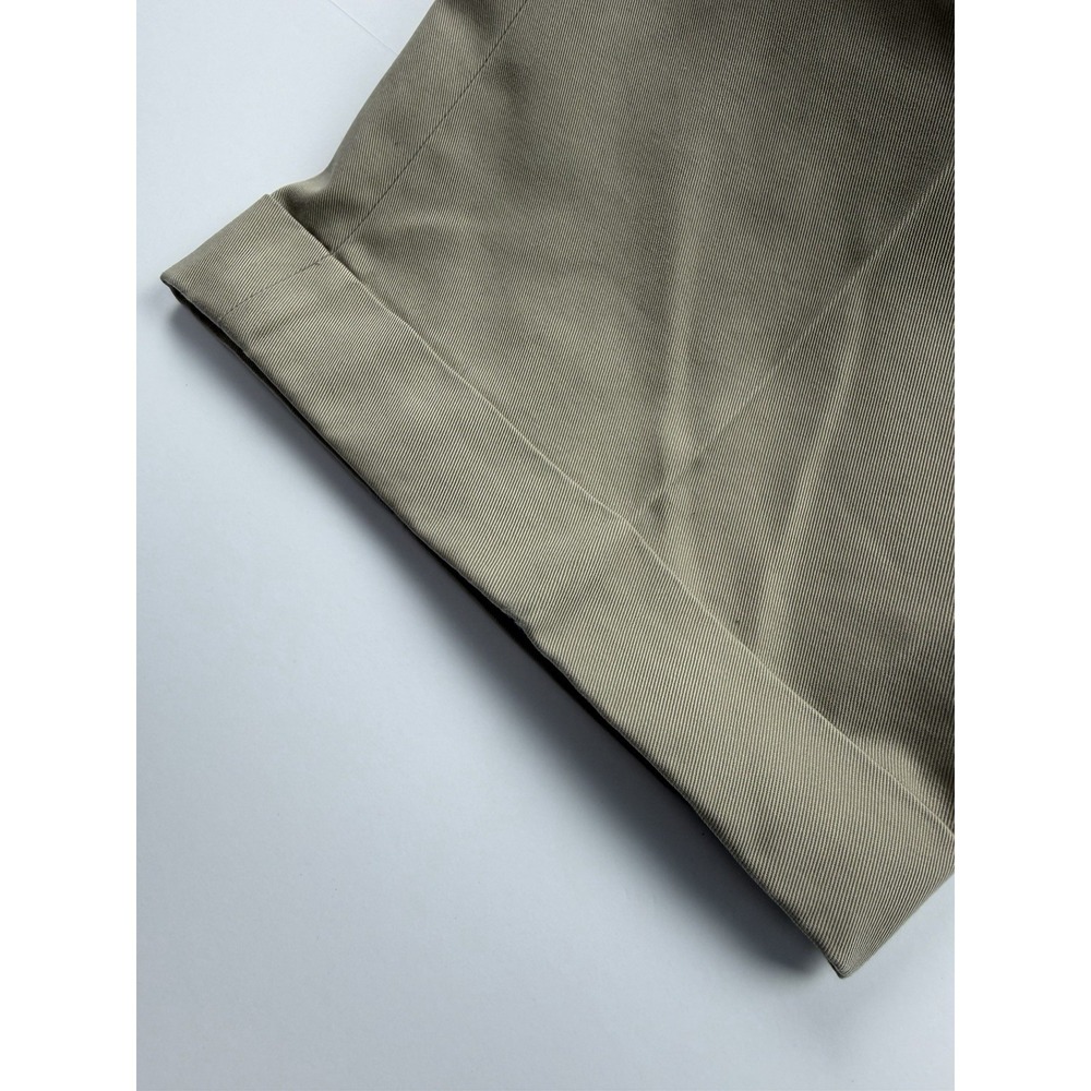 Brooks Brothers Advantage Chino Elliott Pleated Khaki Pants Men's 44x32 Cuffed - Picture 4 of 8